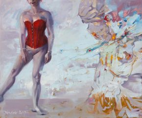 Dancer's Dream, oil on canvas, 100x120cm