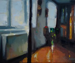 Silent city #13, Oil on canvas, 50x70 cm