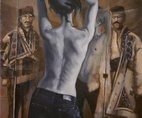Balkan mirror-I, Oil on Canvas