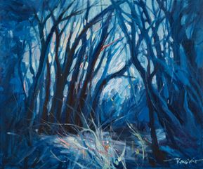 Secrets of the woods # 01, 40x50cm, oil on canvas