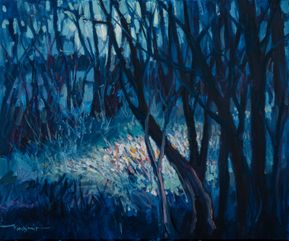 Secrets of the woods # 04, 40x50cm, oil on canvas